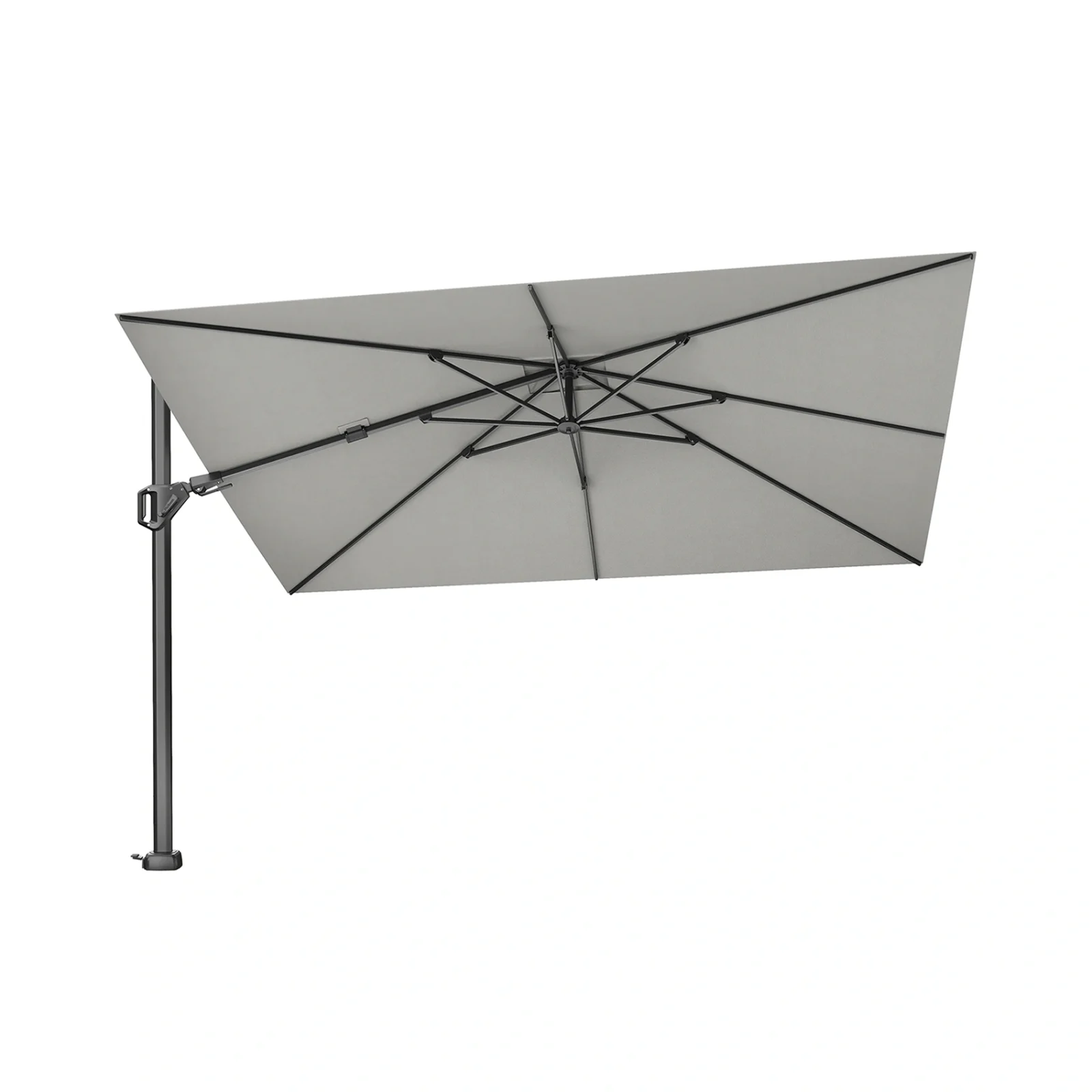 Challenger T² premium hängparasoll - antracit/manhattan, 260x350 cm