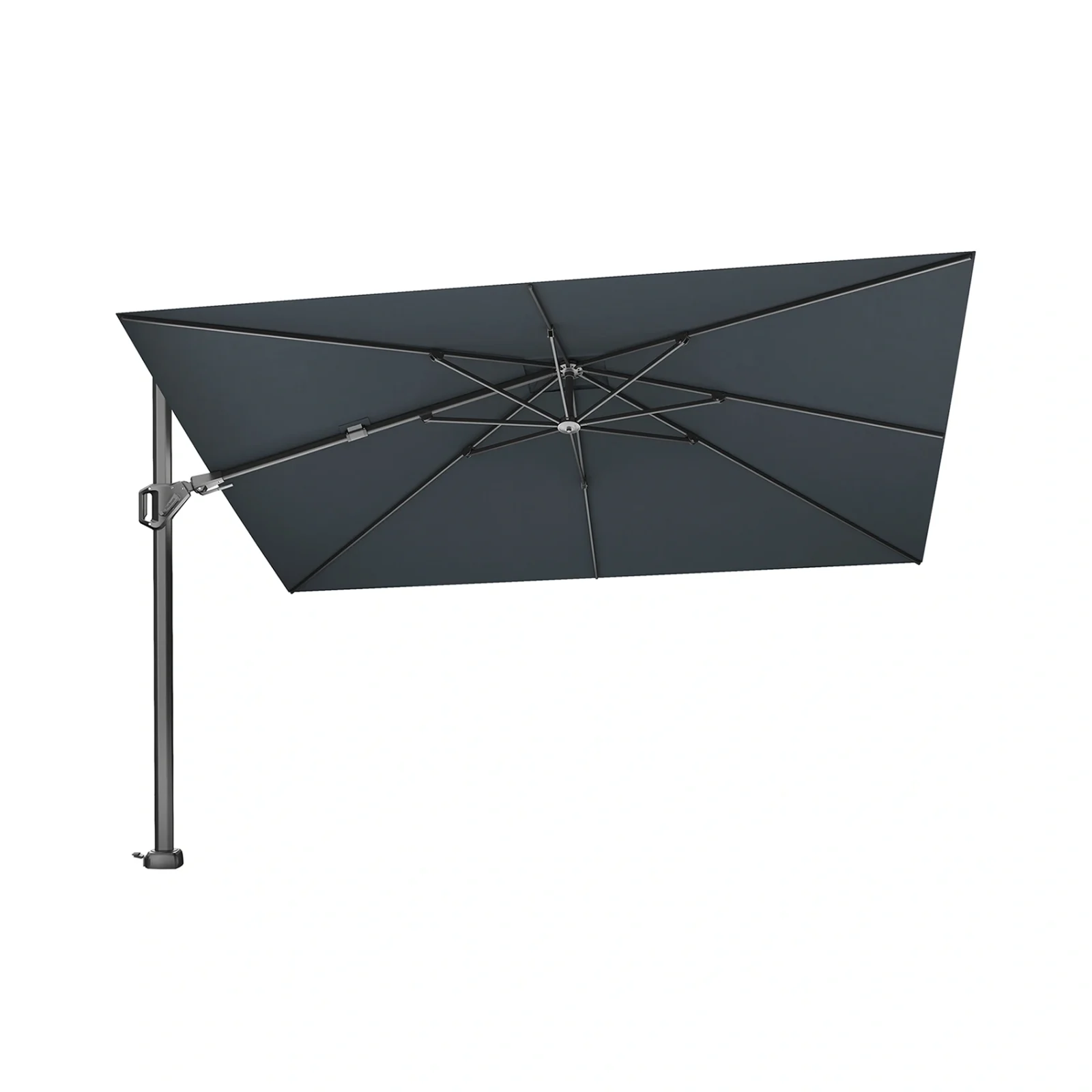 Challenger T² premium hängparasoll - antracit/faded black, 260x350 cm