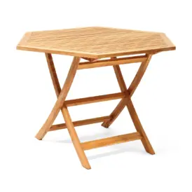 Viken bord teak Ø110 cm