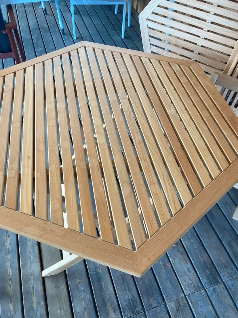 Viken bord teak Ø110 cm