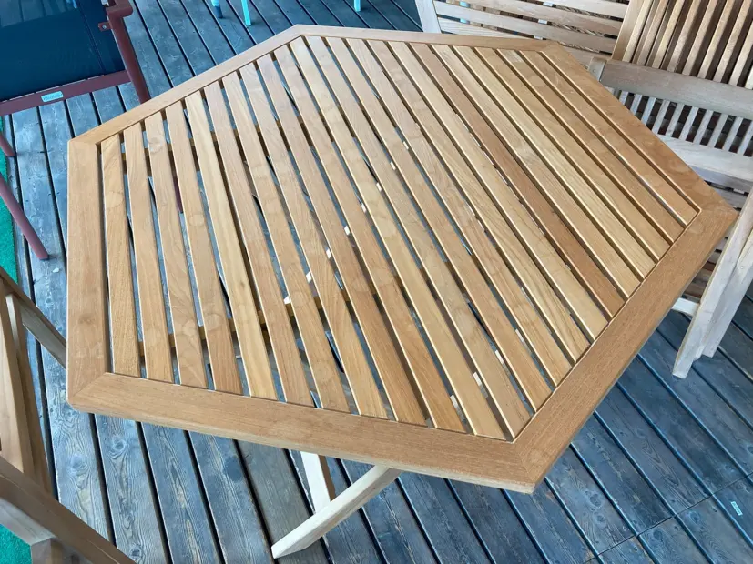 Viken bord teak Ø110 cm