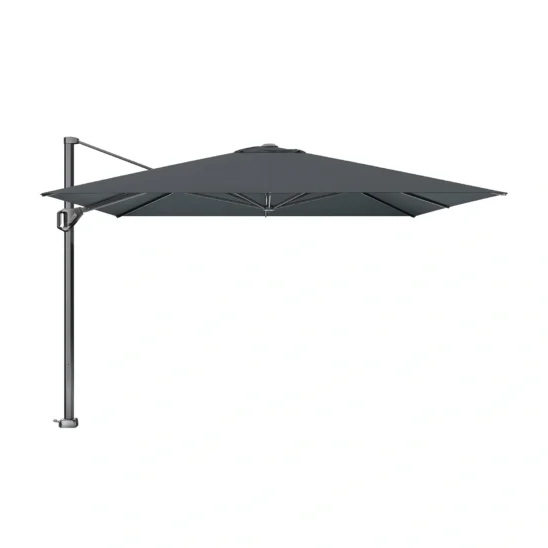 Challenger T¹ Premium hängparasoll i storleken 350x350 cm, i färgen antracit/faded black