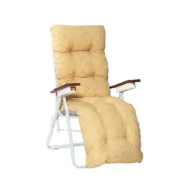 Varax Baden Baden stol med träarmstöd - vit/Ferndance