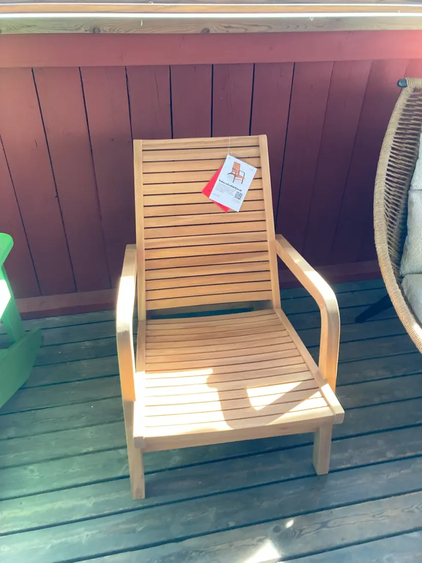 Volos relaxfåtölj teak