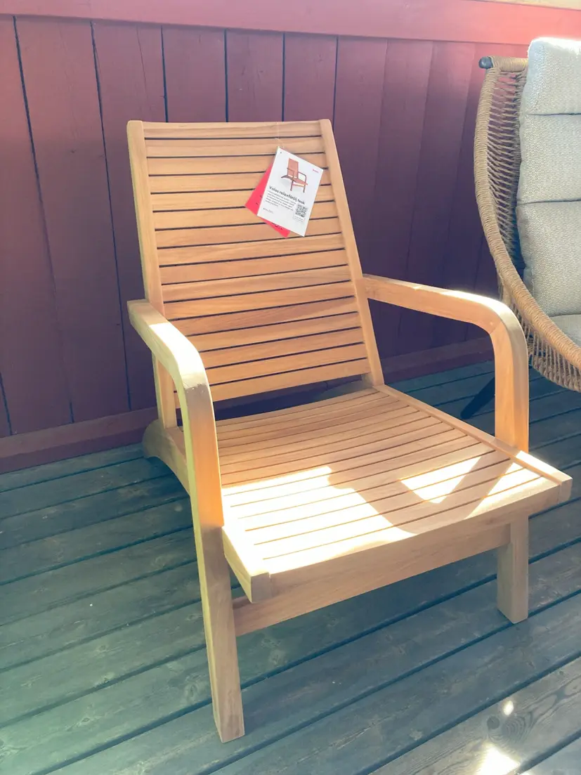 Volos relaxfåtölj teak
