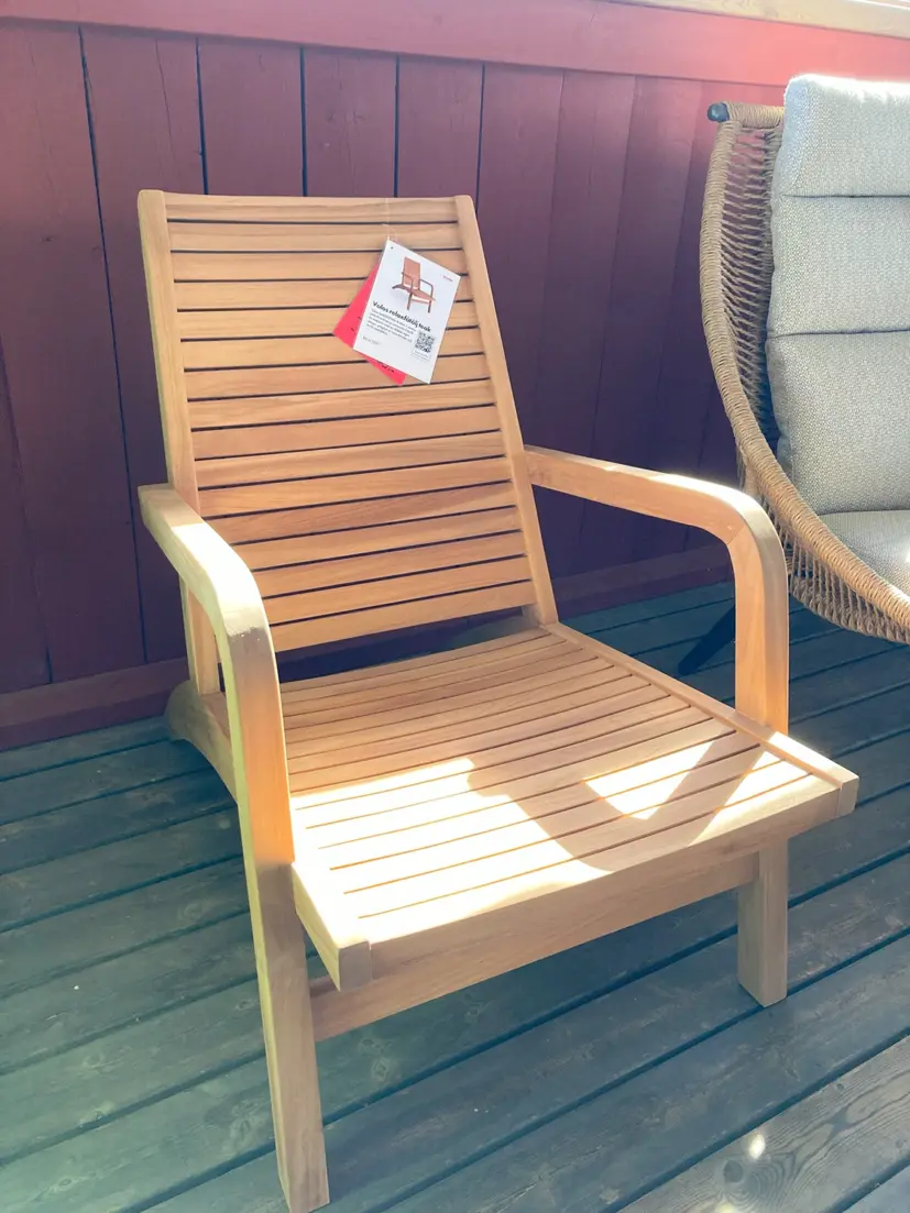 Volos relaxfåtölj teak