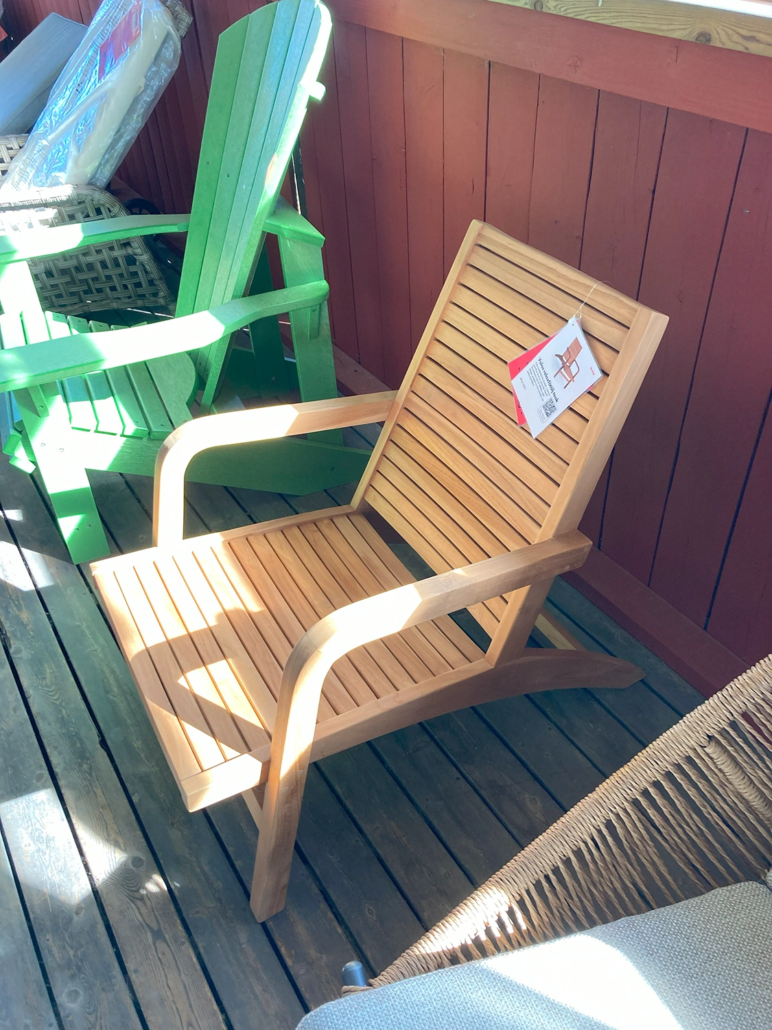 Volos relaxfåtölj teak