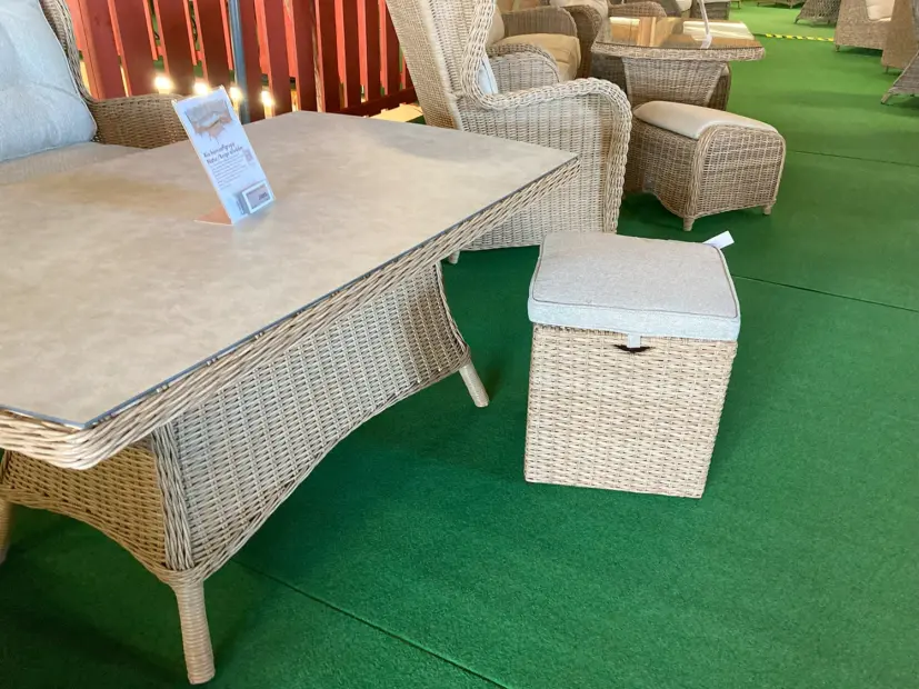 Bristol pall natur/ljusbeige