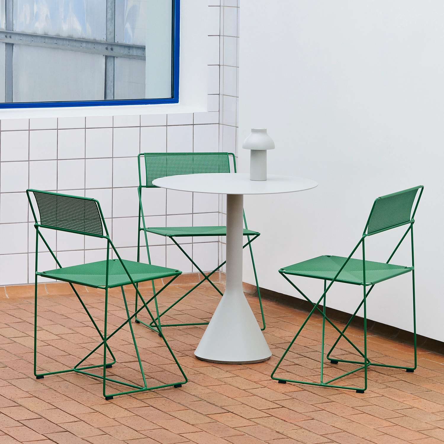 Palissade Cone bord ljusgrå Ø70 cm