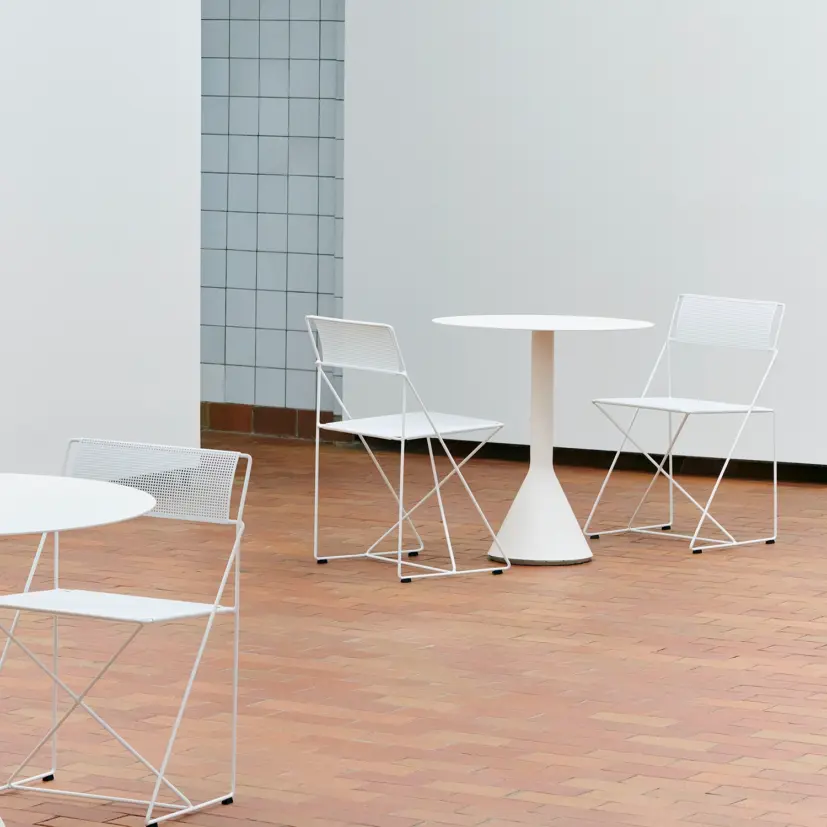 Palissade Cone bord gräddvit Ø70 cm