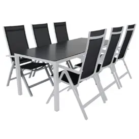 Rana matgrupp positionsstolar vit/antracit