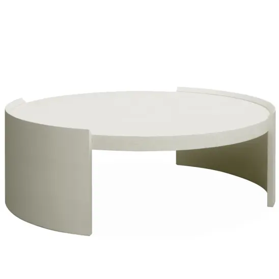 Artwood Oakland soffbord ivory mist Ø100 cm