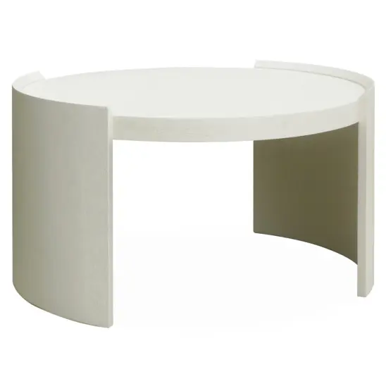 Artwood Oakland soffbord ivory mist Ø80 cm