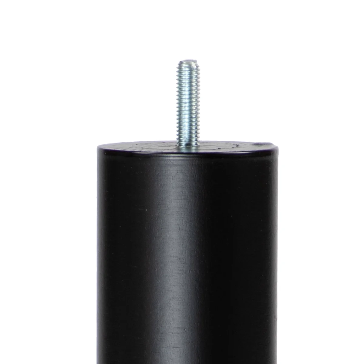 Runda sängben svartlack 30 cm