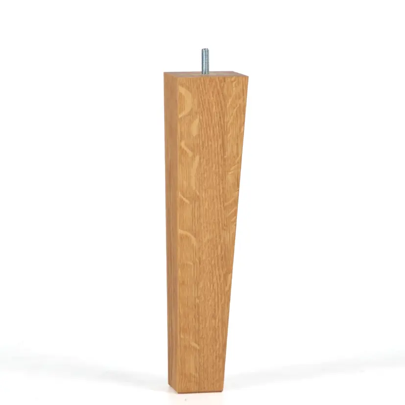 Fyrkantiga Konade sängben oljad ek 30 cm