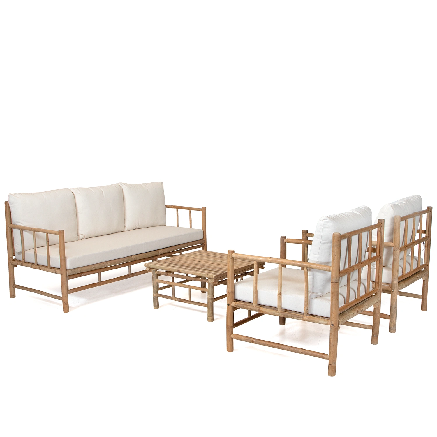 Soffgrupp bambu/offwhite