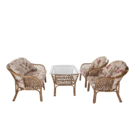 Sabina 2-sitsgrupp brun/nature