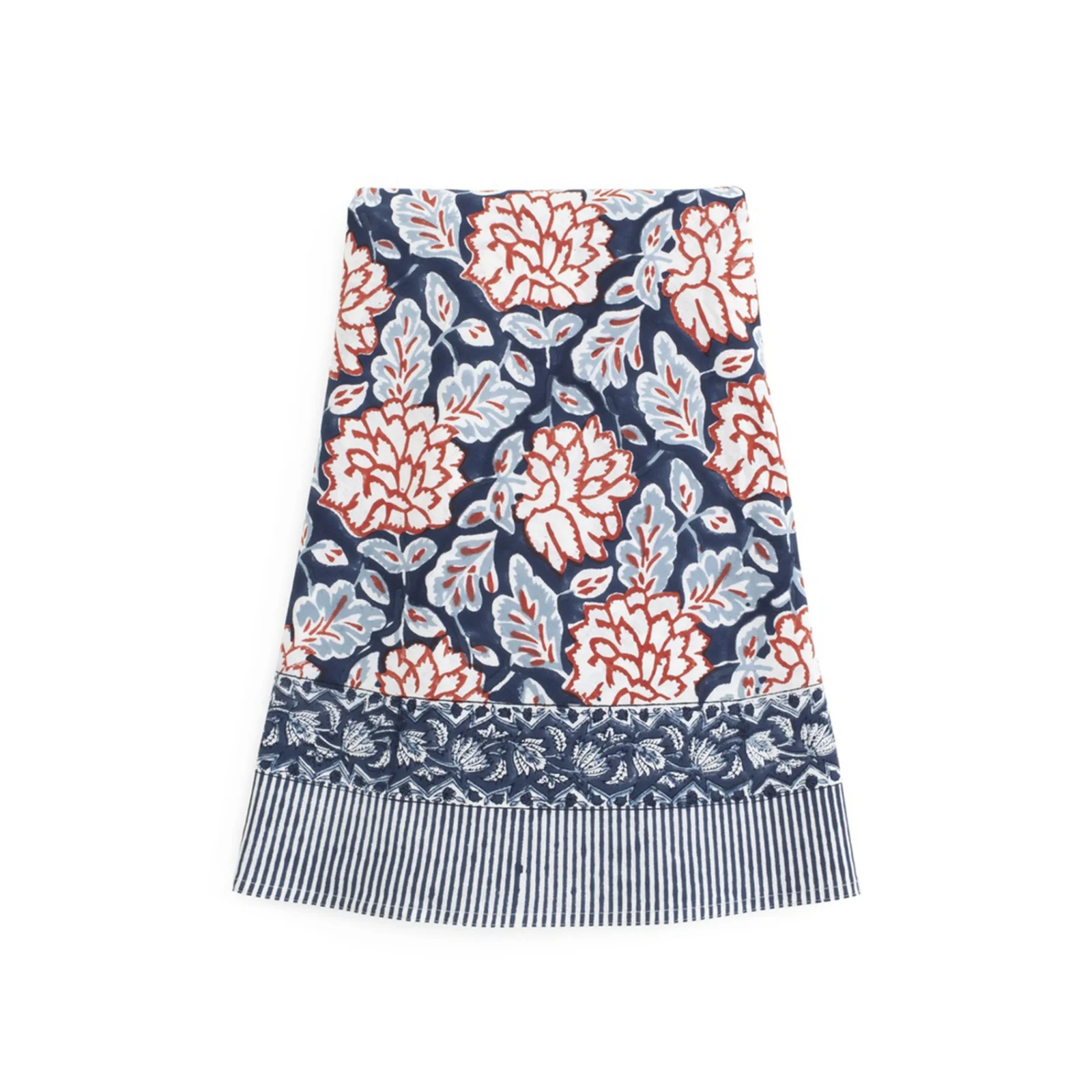 Bordsduk Eko Dahlia blå/röd, Ø220 cm