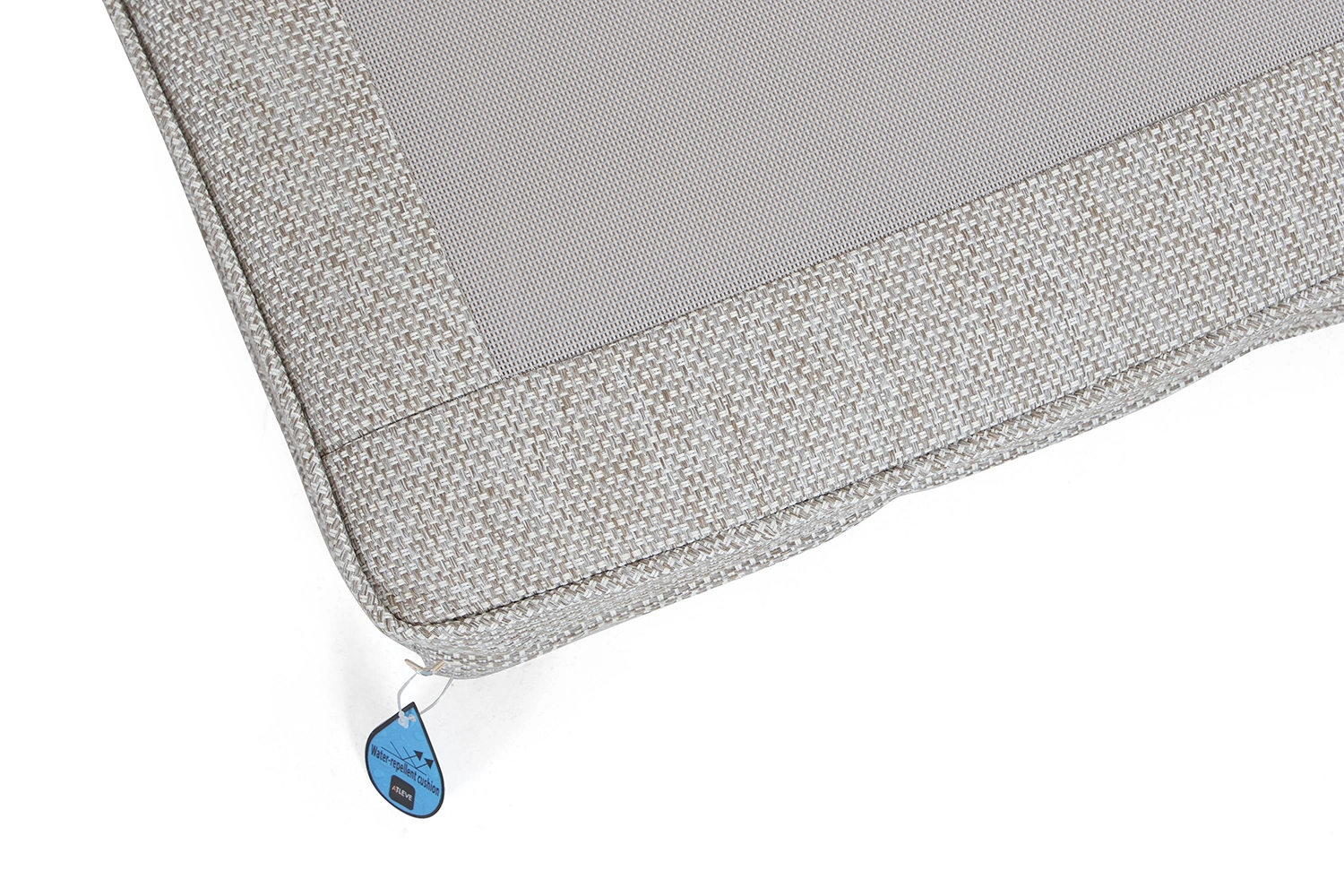 Rio fåtölj- och fotpallsdyna – allväder, beige