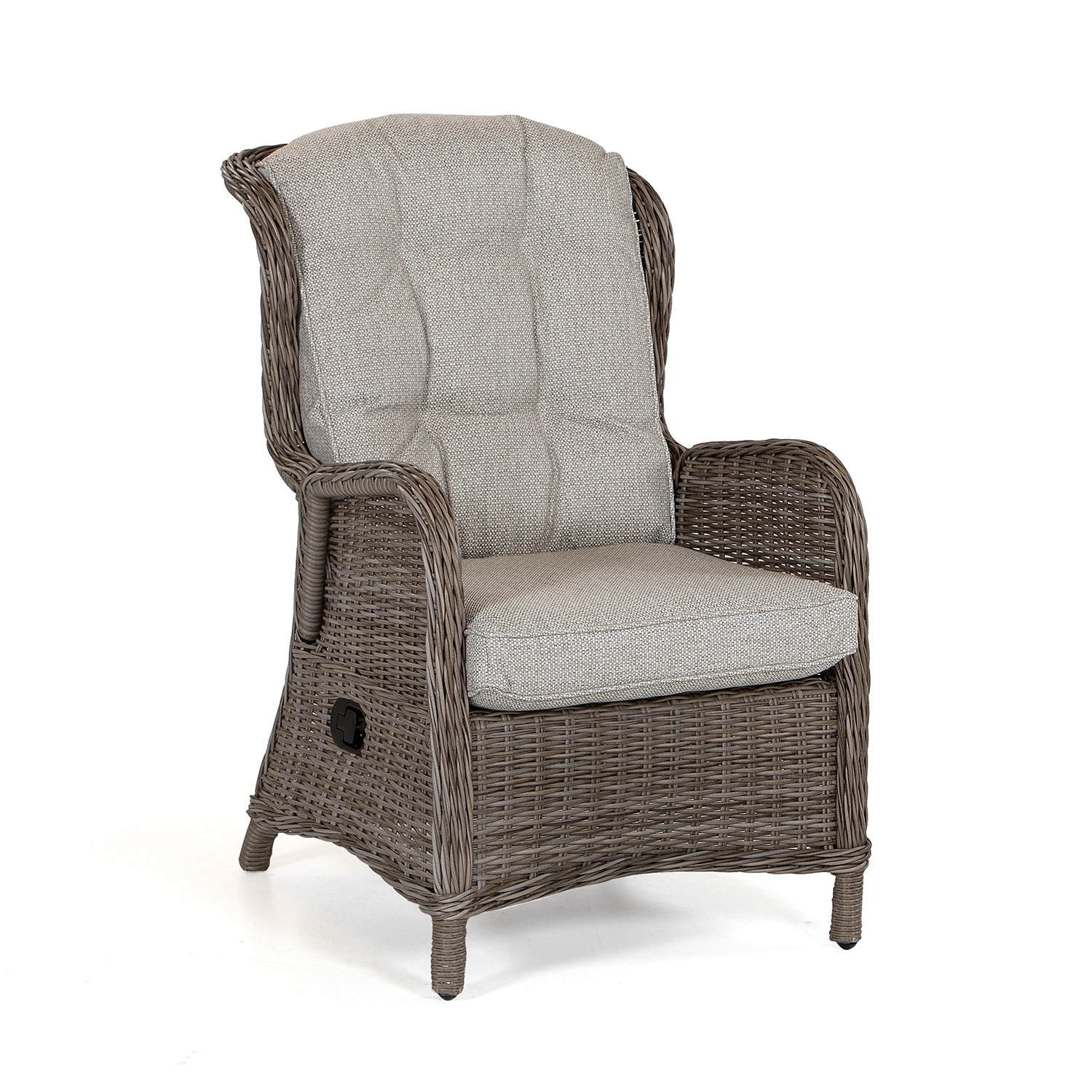 Rio fåtölj- och fotpallsdyna – allväder, beige