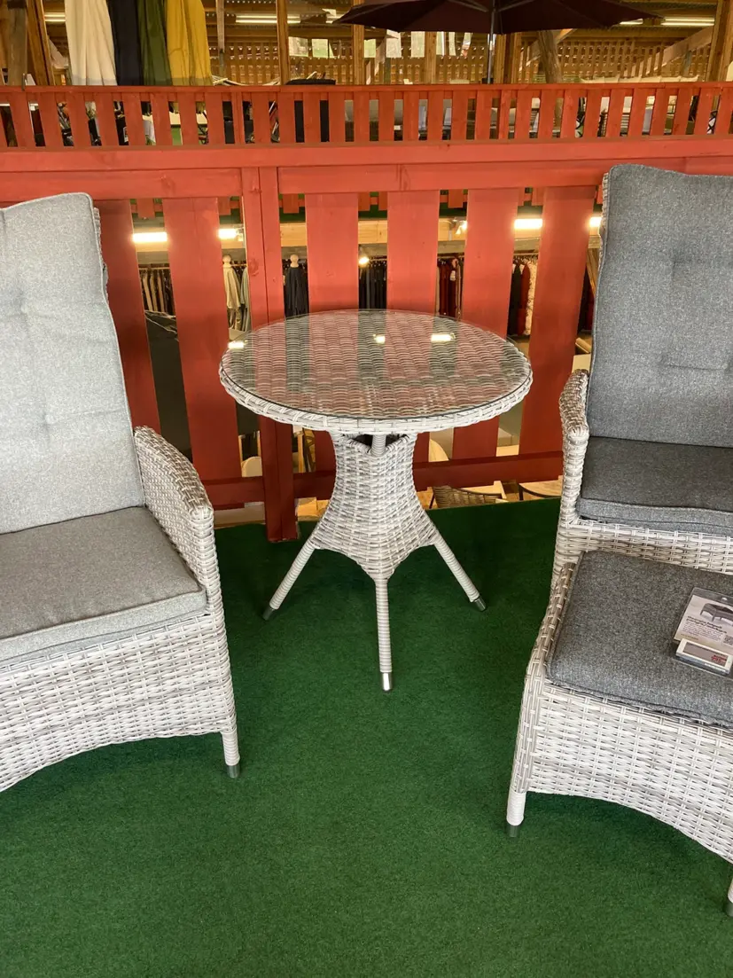 Windsor bord pärlgrå Ø70 cm