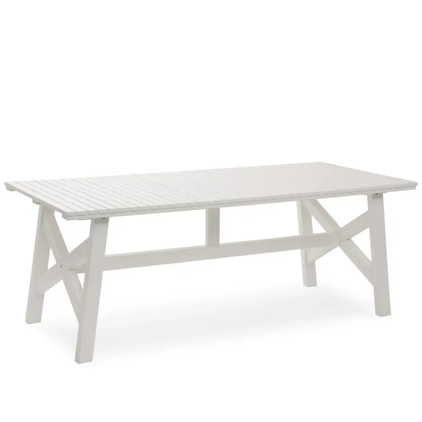 Bullerö bord vit 200x90 cm