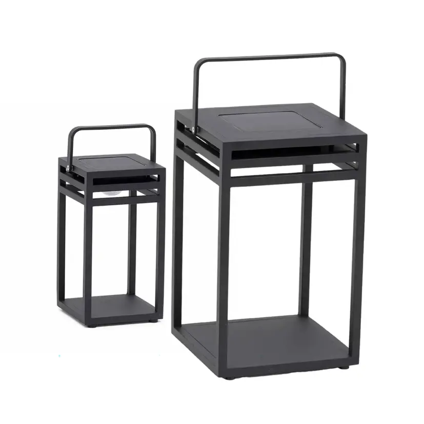 Solaryd LED ljuslyktor set, svart