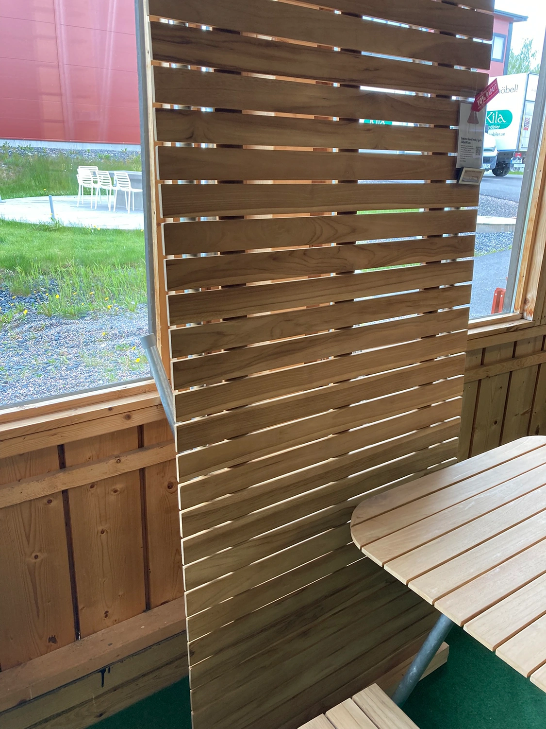 Sigtuna bord teak/galv 240x90 cm
