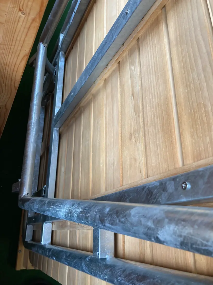 Sigtuna bord teak/galv 240x90 cm