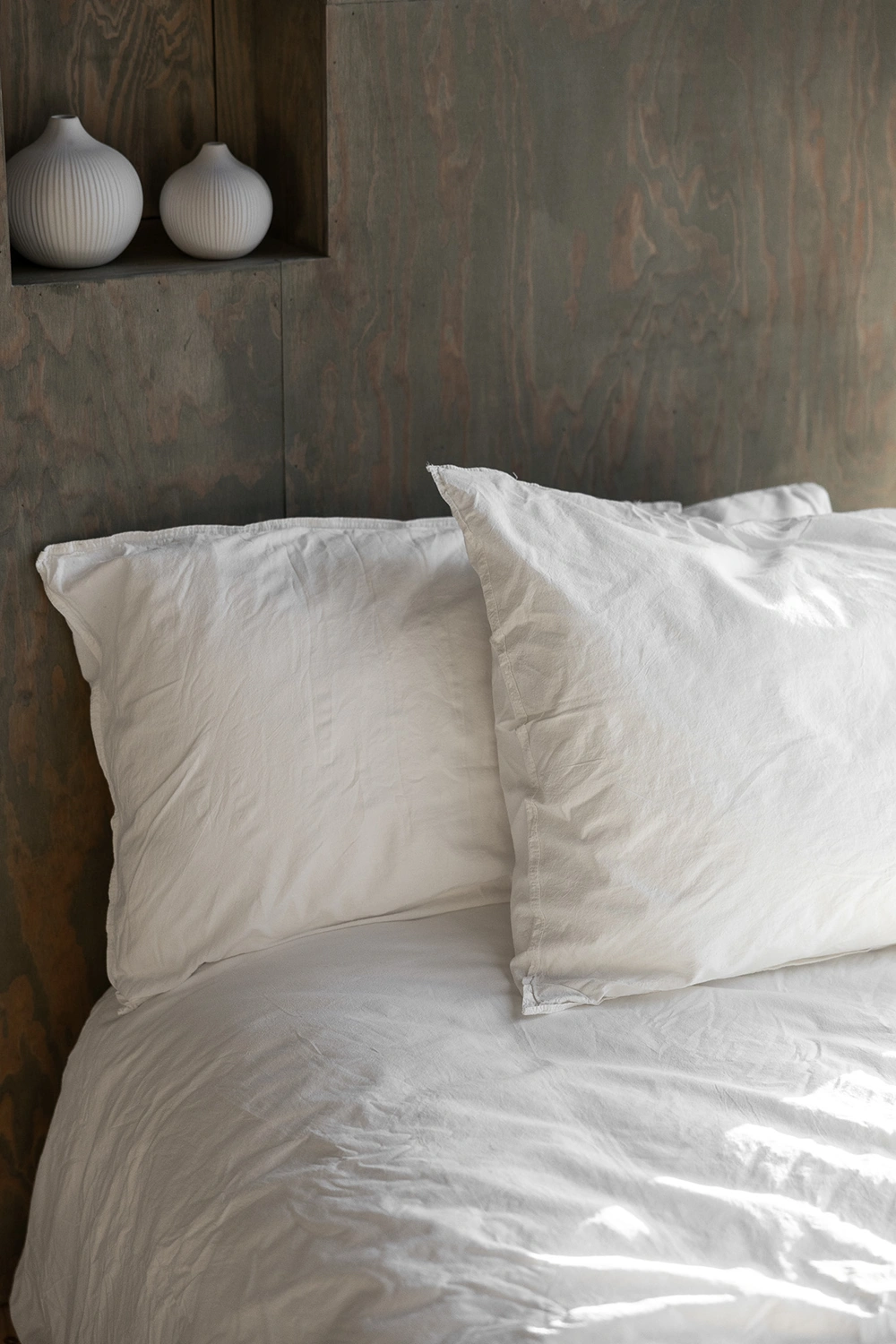 Crinkle örngott offwhite 50x60 cm