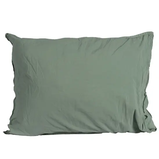 Crinkle örngott mineral green 50x60 cm