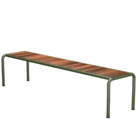 Avanti bänk lång olivgrön/termoask