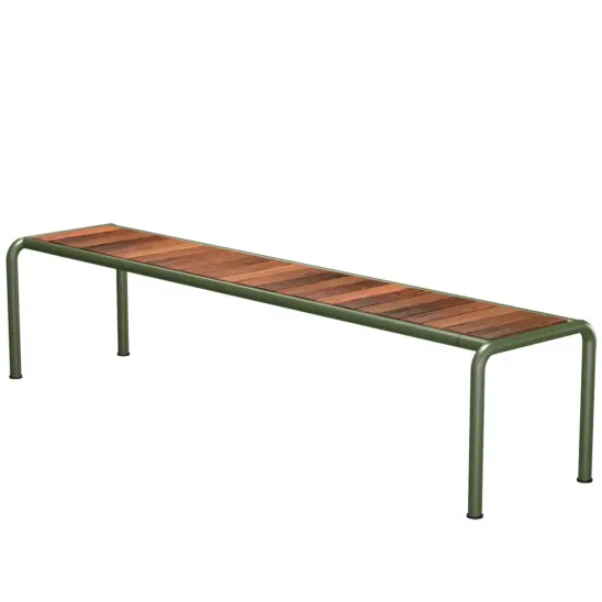 Avanti bänk lång olivgrön/termoask
