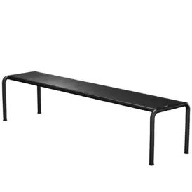 Avanti bänk lång svart