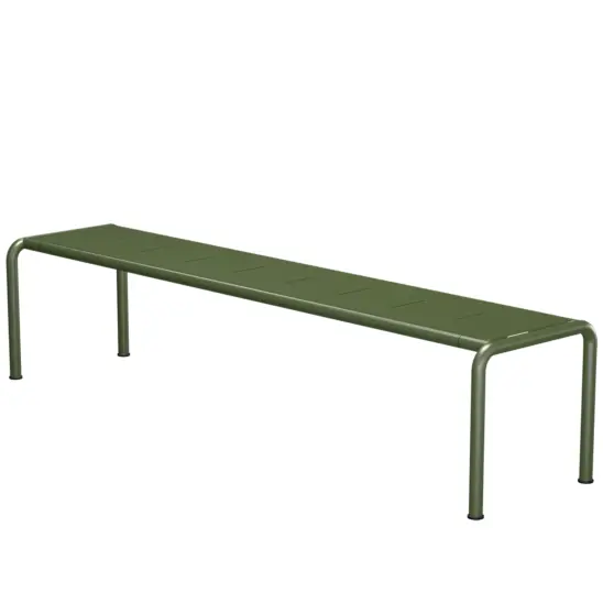 Avanti bänk lång olivgrön