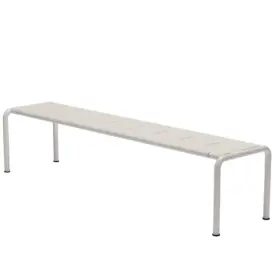 Avanti bänk lång vit