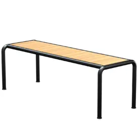 Avanti bänk medium svart/furu