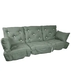 Hammockdynor låg rygg dralon - mossgrön