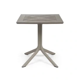 Clip cafébord taupe 70x70 cm