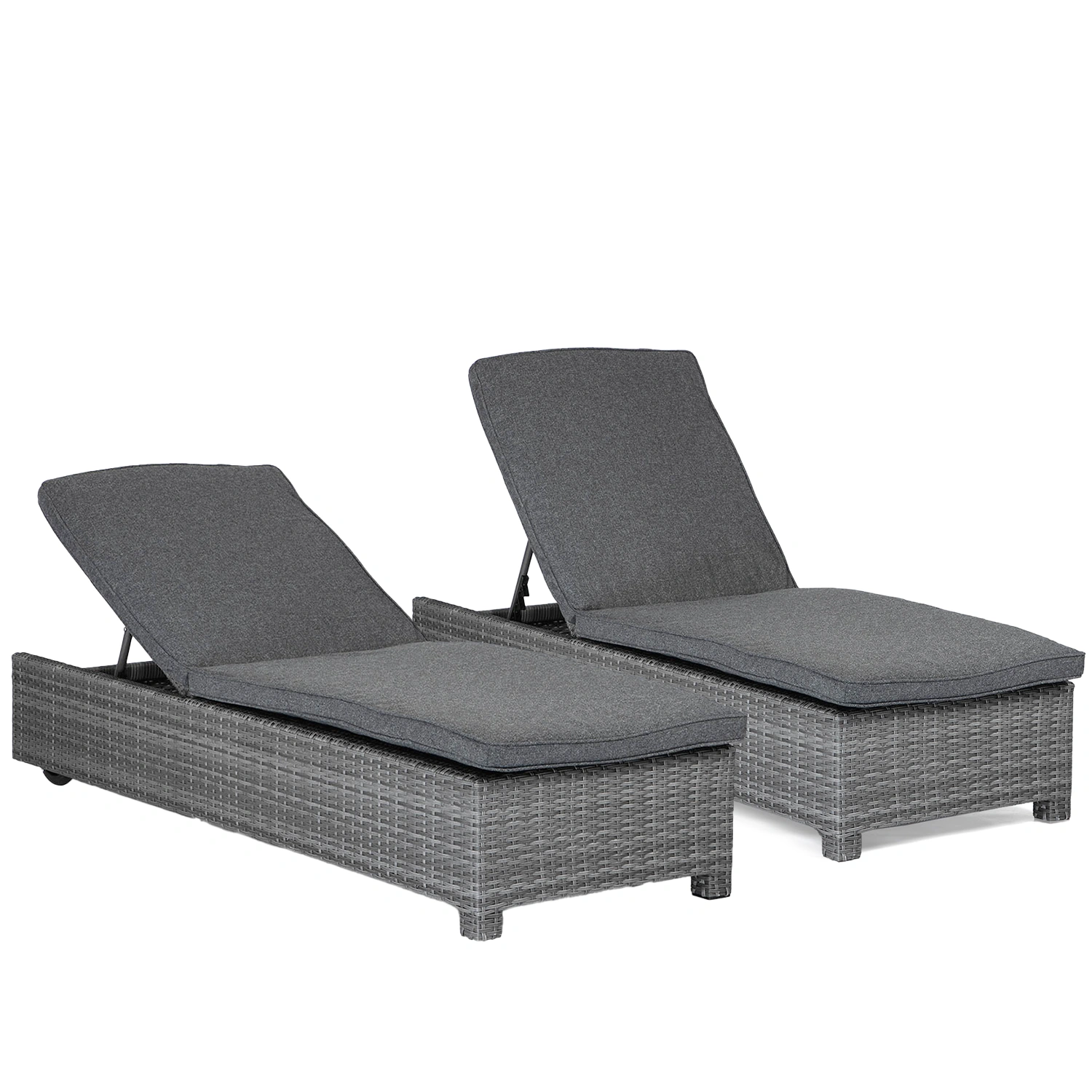 Product Image for Playa solsängar set, antracitgrå/mörkgrå