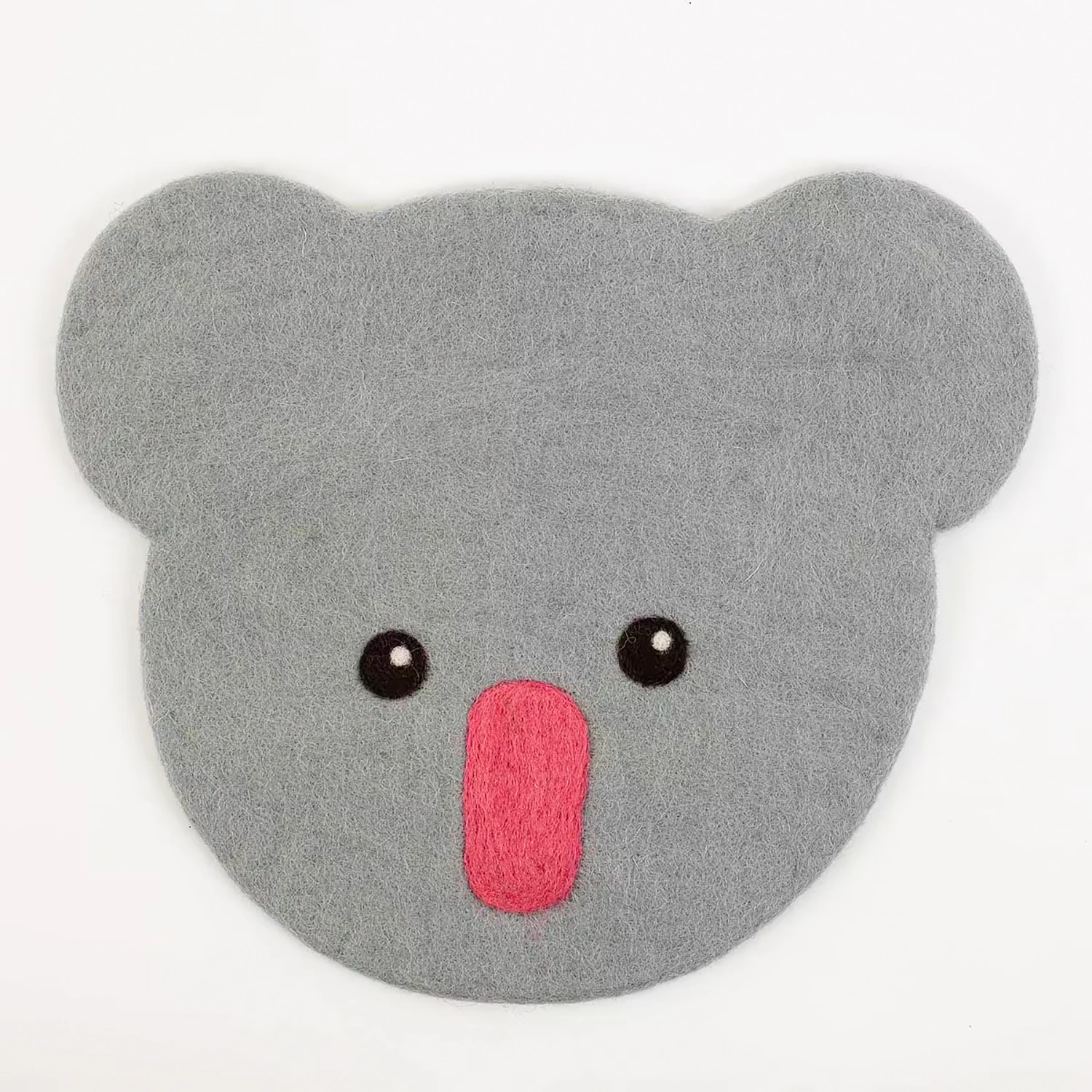 Felt Koala sittdyna Ø28 cm