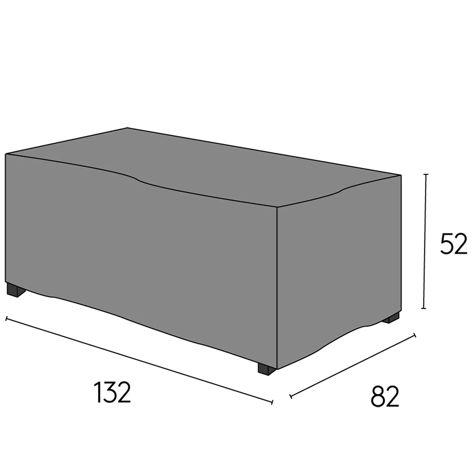Product Image for Möbelskydd - soffbord 132x82xH52 cm