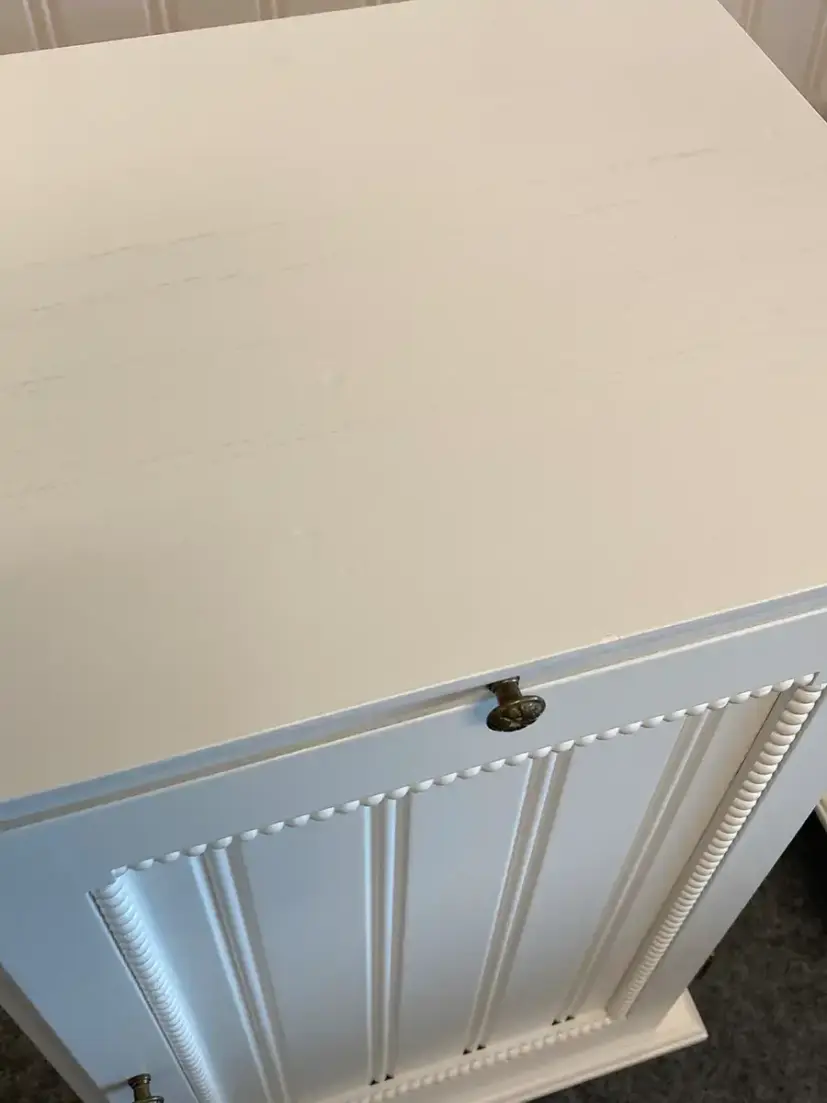 Herrgården sänggavel kritvit 180 cm, inkl. sängskåp