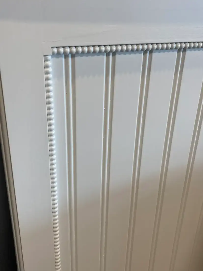 Herrgården sänggavel kritvit 180 cm, inkl. sängskåp