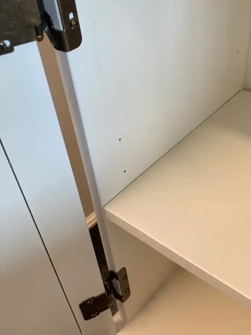 Herrgården sänggavel kritvit 180 cm, inkl. sängskåp