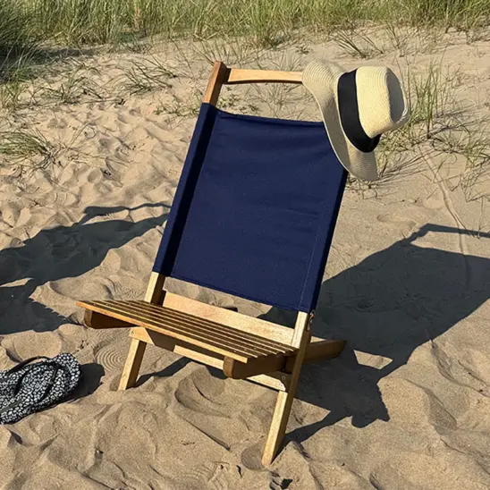 Mölle solstol marinblå