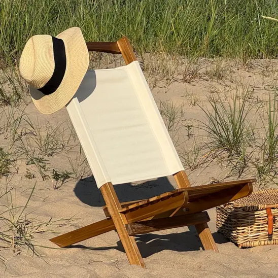 Mölle solstol offwhite