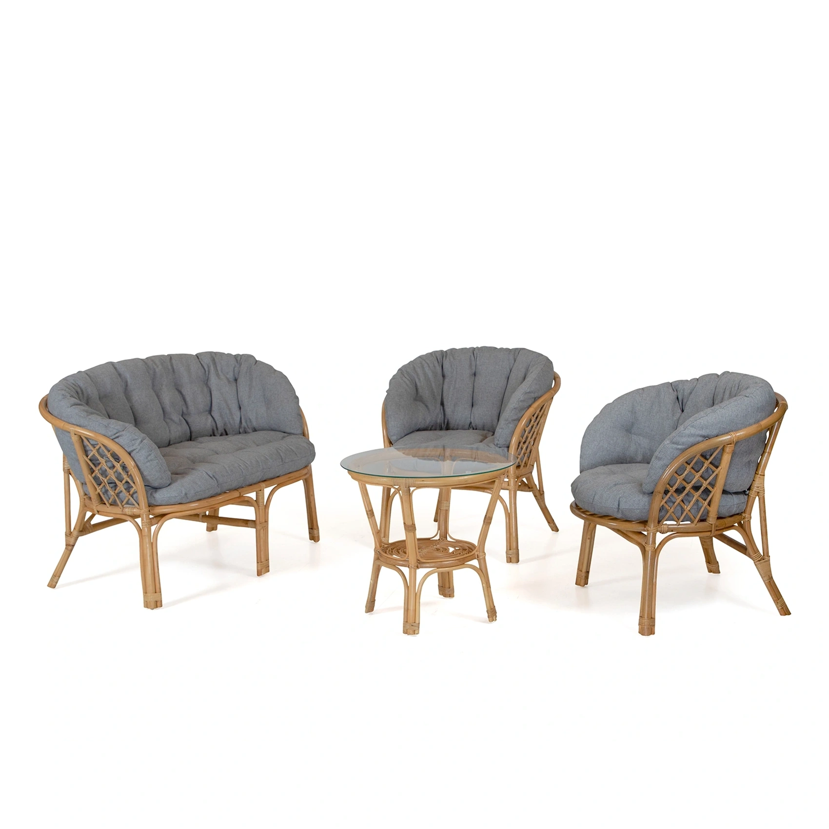 Product Image for Bahamas 2-sitssoffgrupp honung/grå