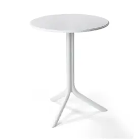 Spritz bord vit Ø60 cm, H40/76,5 cm