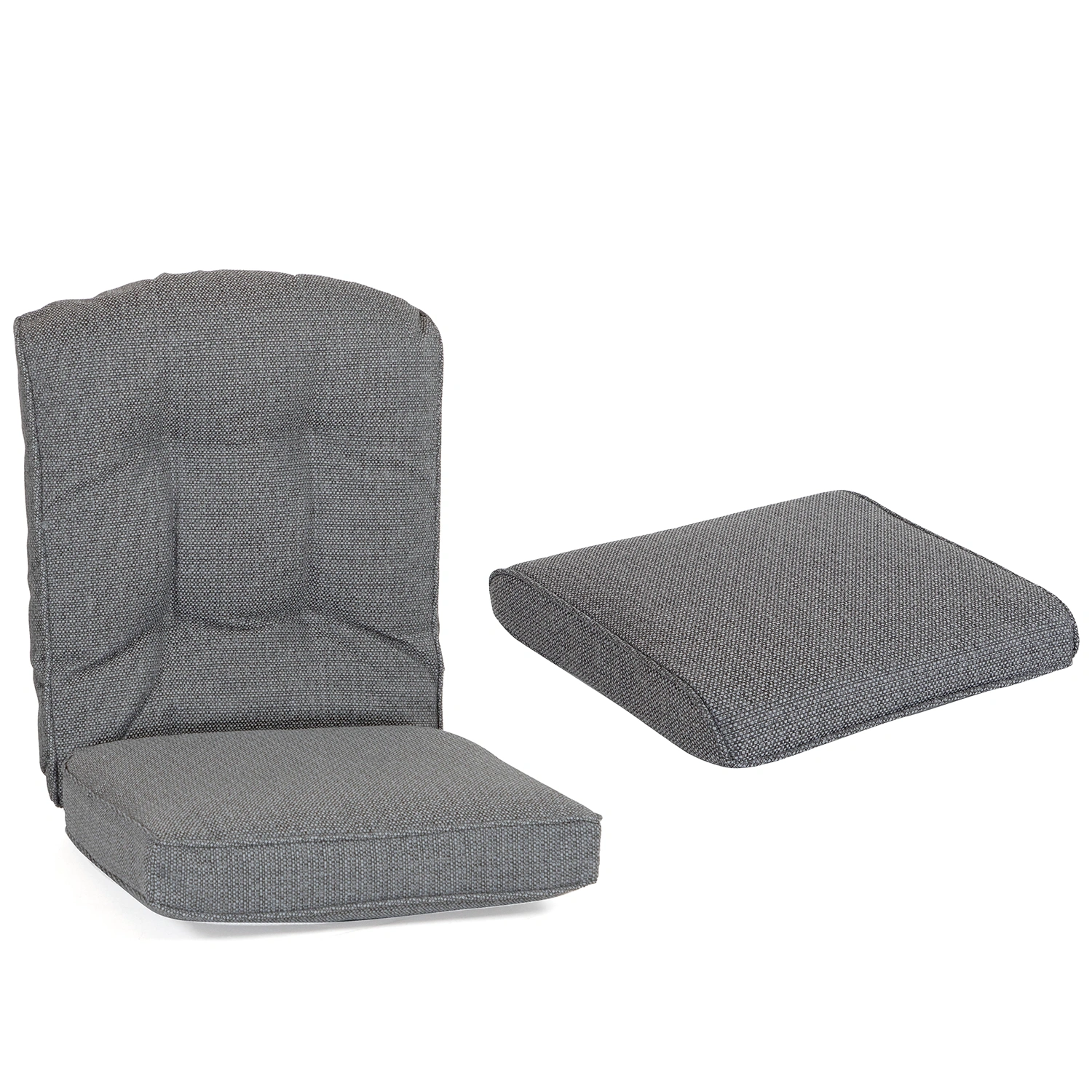 Rio fåtölj- och fotpallsdyna – allväder, mörkgrå